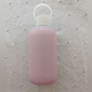 BKR glass water bottle CUPCAKE pink